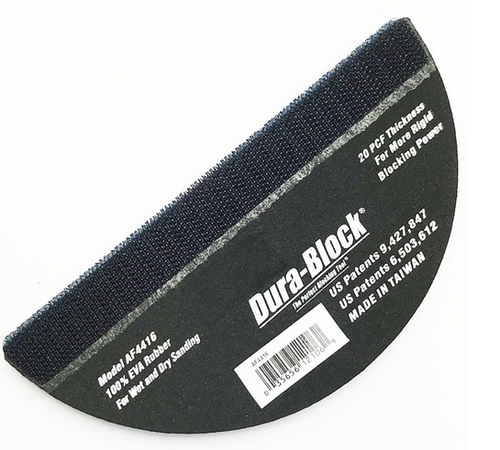 Dura-Block AF4416 Sanding Block, 6 in W, Hook and Loop Attachment